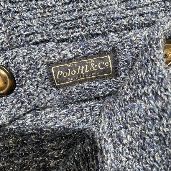 Polo Navy Cardigan - Picture 4 of 5